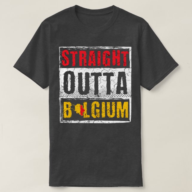 Raka Outta Belgium T Shirt (Design framsida)