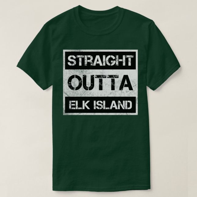 Raka Outta Elk Island National Park Canada Vin T Shirt (Design framsida)