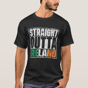 Raka Outta Ireland Flagga T Shirt