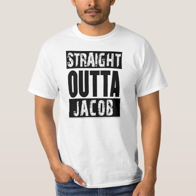 Raka Outta Jacob Tee Shirt (Framsida)