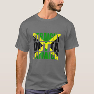 Raka Outta Jamaica Flagga Gift-Pridet T Shirt