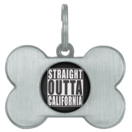 Raka Outta Kalifornien Namnbricka Husdjur