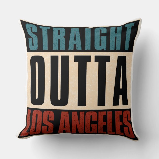 Raka Outta Los Angeles California CA USA Kudde (Framsida)