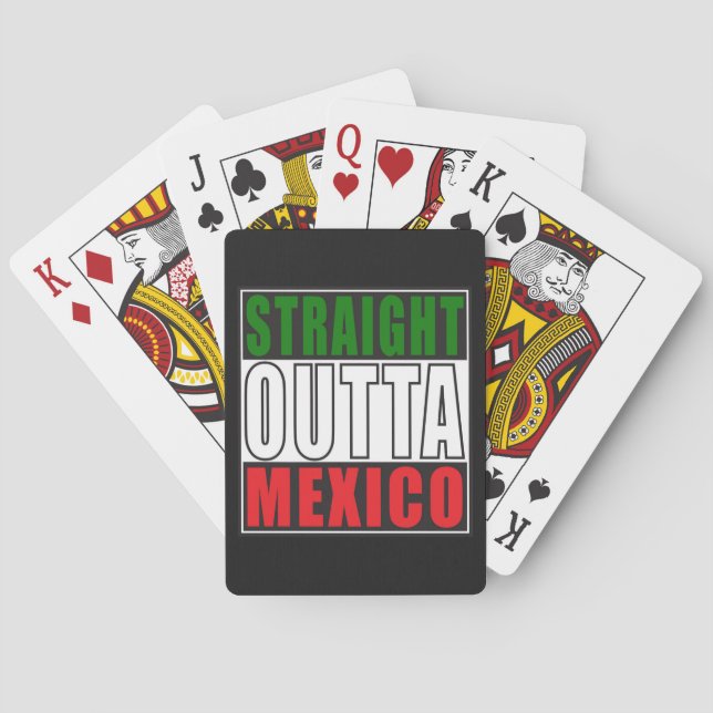 Raka Outta Mexico Spelkort (Baksidan)
