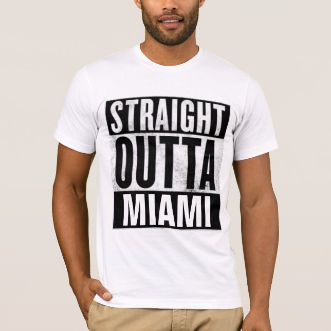 RAKA OUTTA MIAMI T-shirts (Framsida)