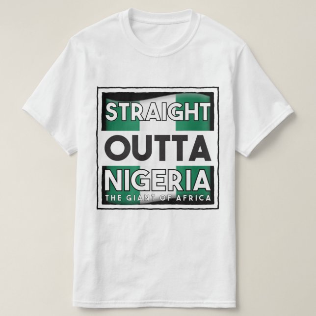 Raka Outta Nigeria T Shirt (Design framsida)
