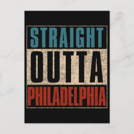 Raka Outta Philadelphia Pennsylvania PA USA Helg Vykort