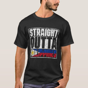 Raka Outta Philippines Flagga T Shirt