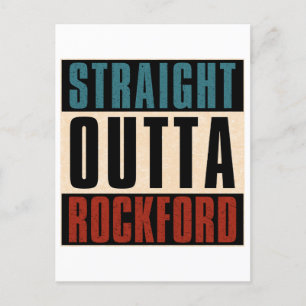 Raka Outta Rockford Illinois IL Vykort