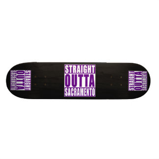 Raka Outta Sacramento lilor Mini Skateboard Bräda 18,7 Cm