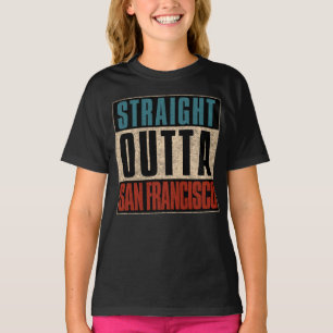 Raka Outta San Francisco California CA USA T Shirt