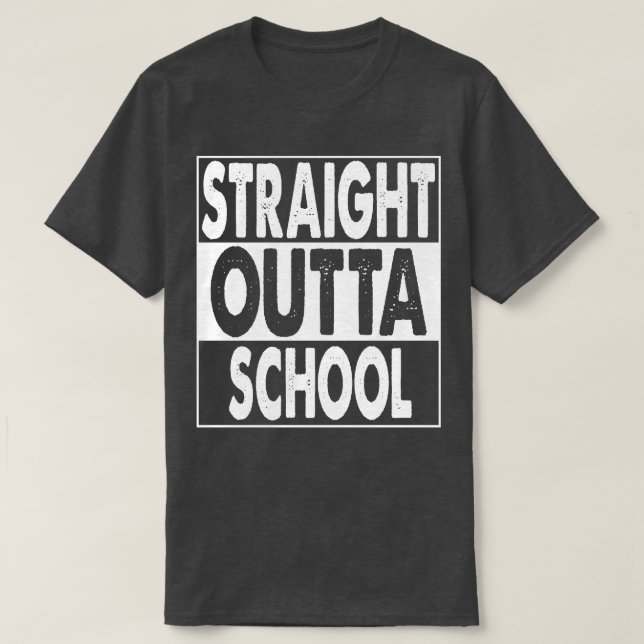 Raka Outta School T Shirt (Design framsida)