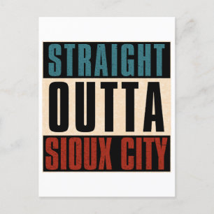 Raka Outta Sioux City Iowa IA Vykort