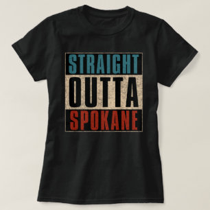 Raka Outta Spokane Washington WA T Shirt