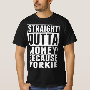 Raka pengar för Yorkie T Shirt