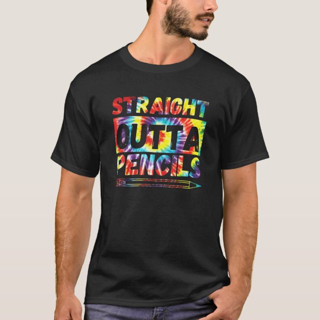 Raka pennor Back to school T Shirt (Framsida)