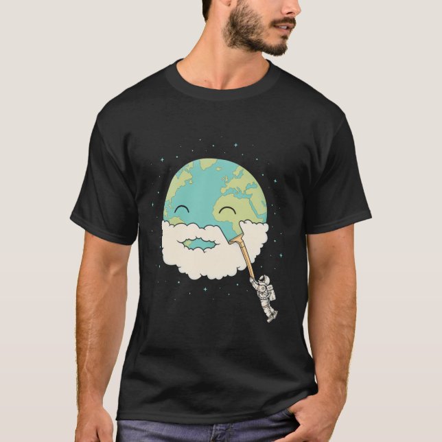 Raka planeten t shirt (Framsida)