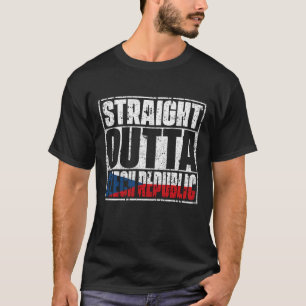 Raka republiken Tjeckien Flagga T Shirt