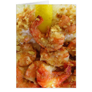 Räka Scampi Hälsningskort