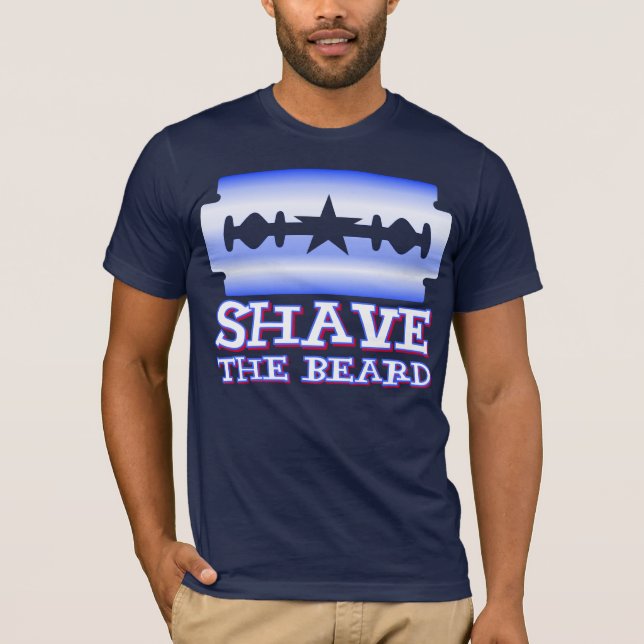 Raka skägget - Texaspolis T-shirt (Framsida)