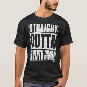 Raka skolGrad i sjunde Klass vid 7:e Klass T Shirt