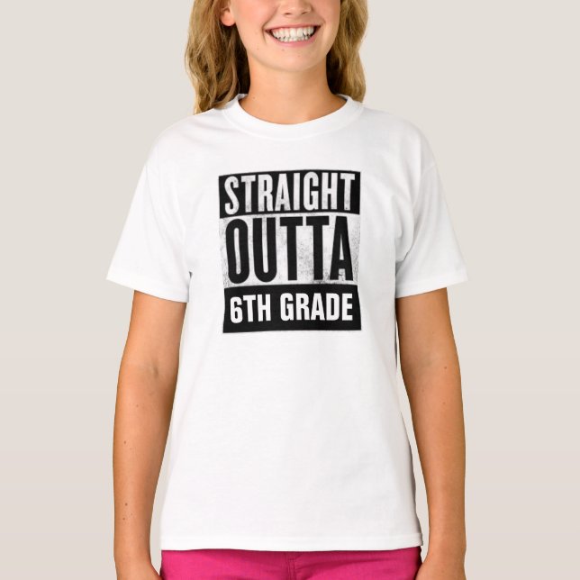 RAKA T-tröjor från OUTTA 6E KLASS T Shirt (Framsida)