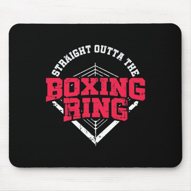 Raka ur boxningsringen Mma kickboxning Boxning Musmatta (Framsidan)