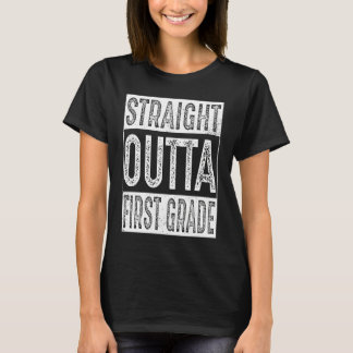Raka ur första klass presenter 1:a klass examen t shirt
