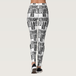 Raka utgående benbalar leggings
