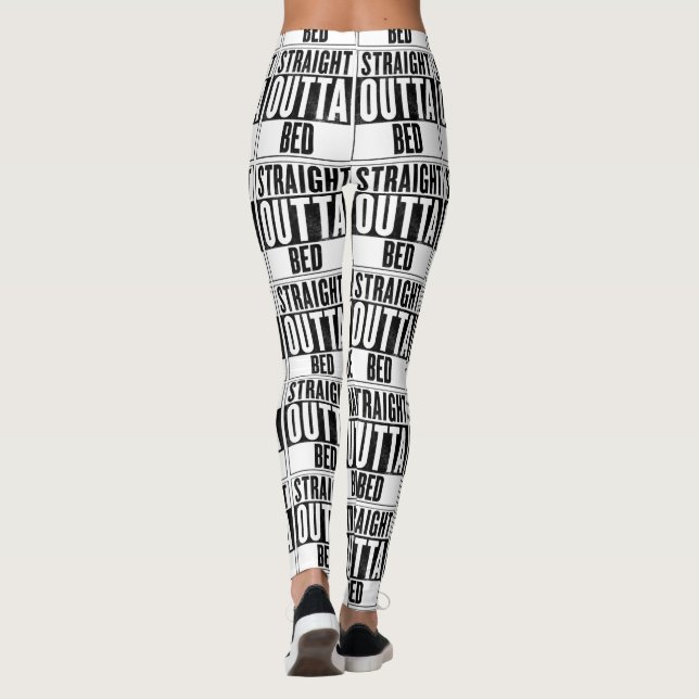 Raka utgående benbalar leggings (Baksida)