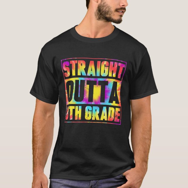 Raka utlandet 8:e Klass Studenten Back to school T Shirt (Framsida)