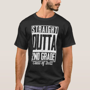Raka utlandet i andra Klass-klassen 2022 Studenten T Shirt