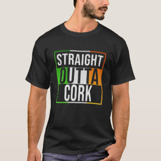 Raka utlandet Kork Retro Stil - gåva till Kork T Shirt