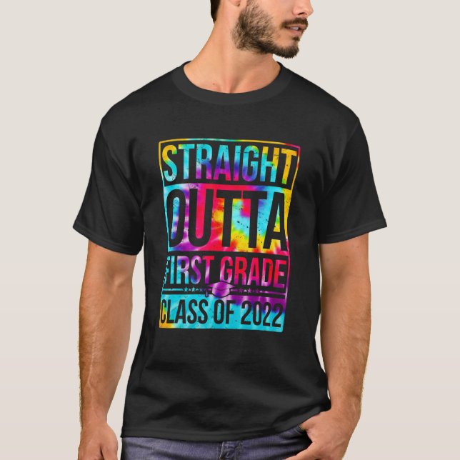 Raka utträde första Klass Underbar Studenten D T Shirt (Framsida)