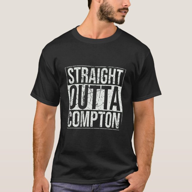 Raka vägen ut från Compton T Shirt (Framsida)