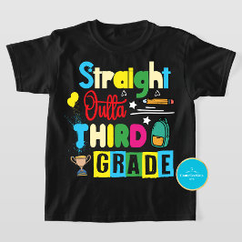 Raka yttre Klass, fjärde klass T Shirt