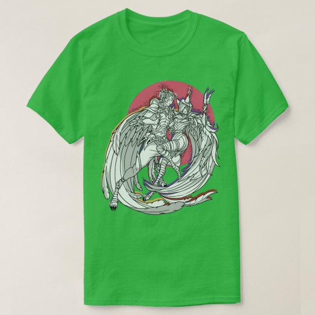 Rakan och Xayah Kärlek T Shirt (Design framsida)