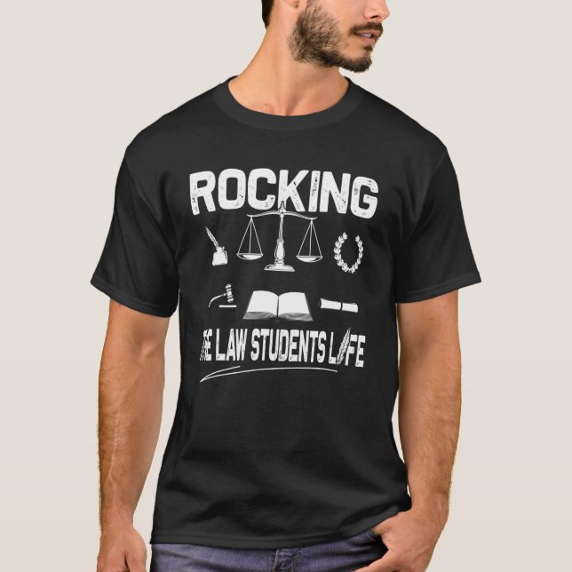 Rakande av studenter-livet - Lag Student_ T Shirt (Framsida)