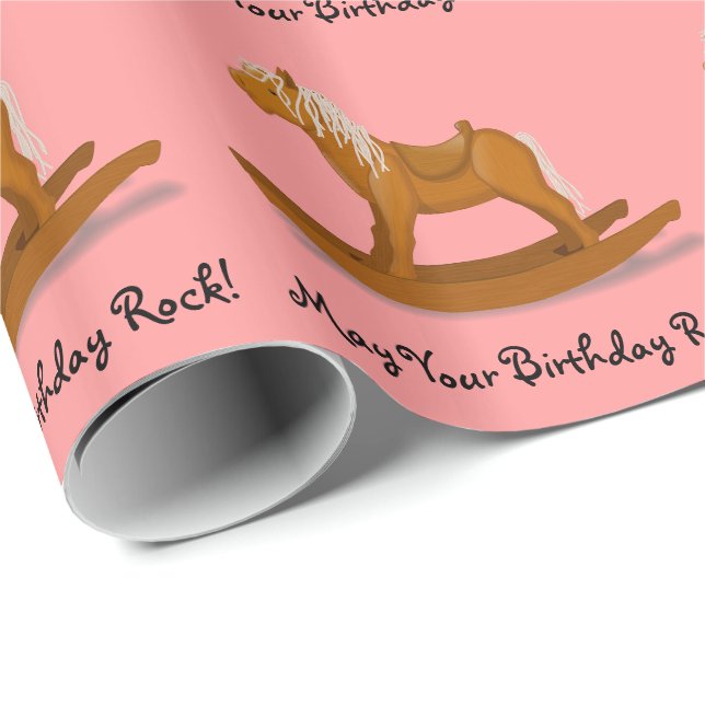 Rakande häftklappning Papper för barn Presentpapper (Rullad Hörn)