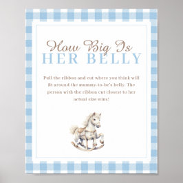Rakande häst hur stort hennes babybabyskor är poster
