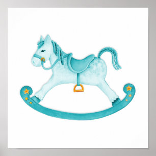 Rakande vattenfärgsungar, ungar, poster