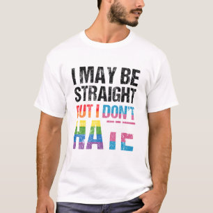 Rakare Ally-Pridet i månaden ger Flagga Rainbow T Shirt