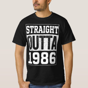 Rakare Outta 1986 , 1986 Grattis på födelsedagen G T Shirt