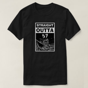 Rakare Outta 57 Classic Chevy Car Retro Classic T Shirt
