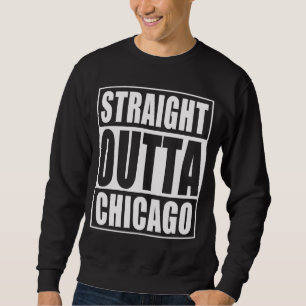 Rakare Outta Chicago Lång Ärmad Tröja