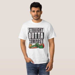 Rakare Outta Compost Funny Tee Shirt