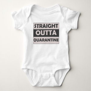 Rakare Outta Quarantine Soutning Black Grått T Shirt