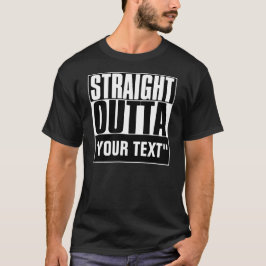 RAKARE OUTTA "TEXT" T-SHIRT