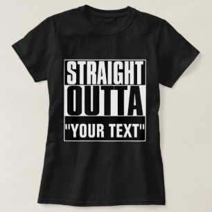 RAKARE OUTTA "TEXT" T-SHIRT