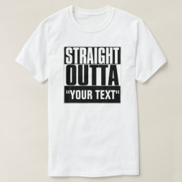RAKARE OUTTA "TEXT" T-SHIRT